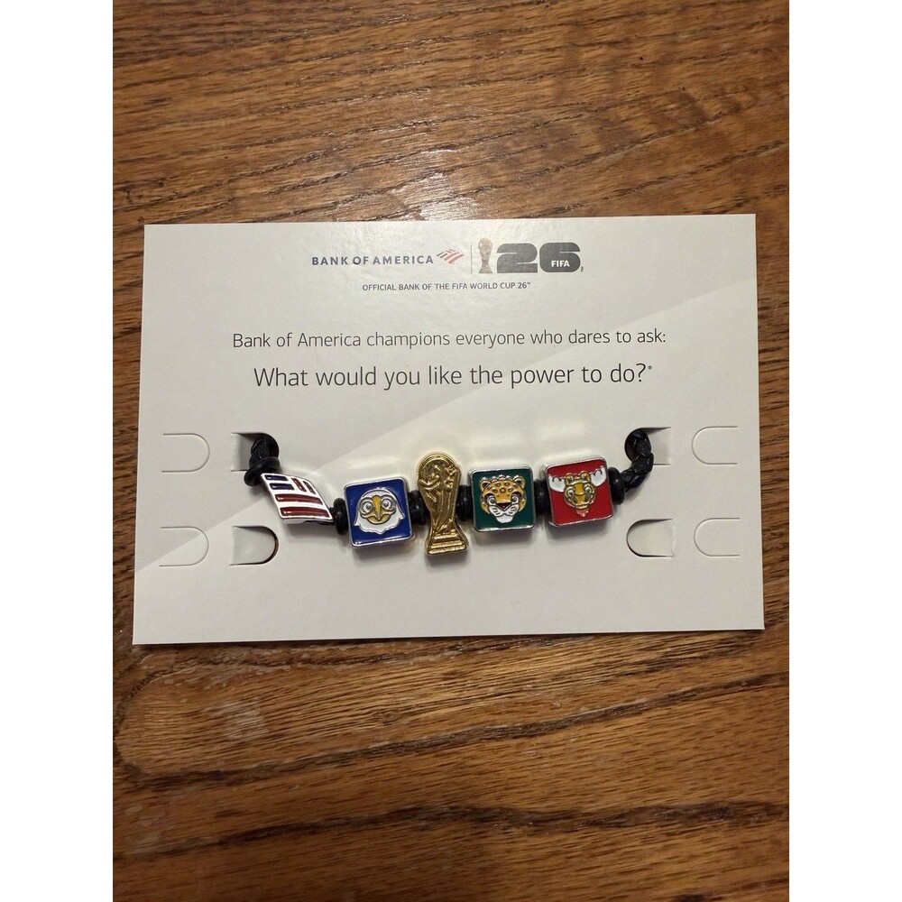 2026 Bank of America FIFA World Cup Mascots Bracelet Size S